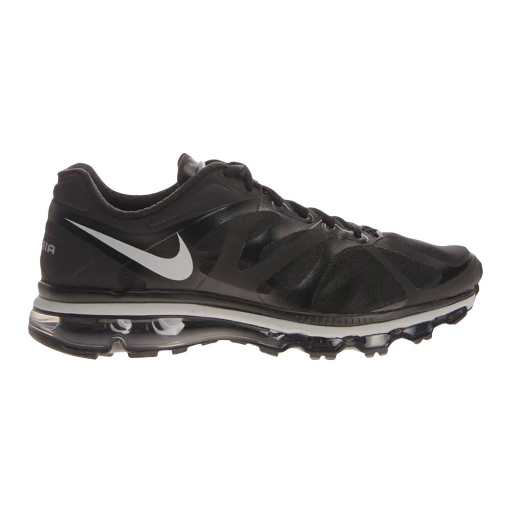 Nike Air Max 2012 Pure Platinum Black Running Shoes Sneakers Size 7.5 Women's